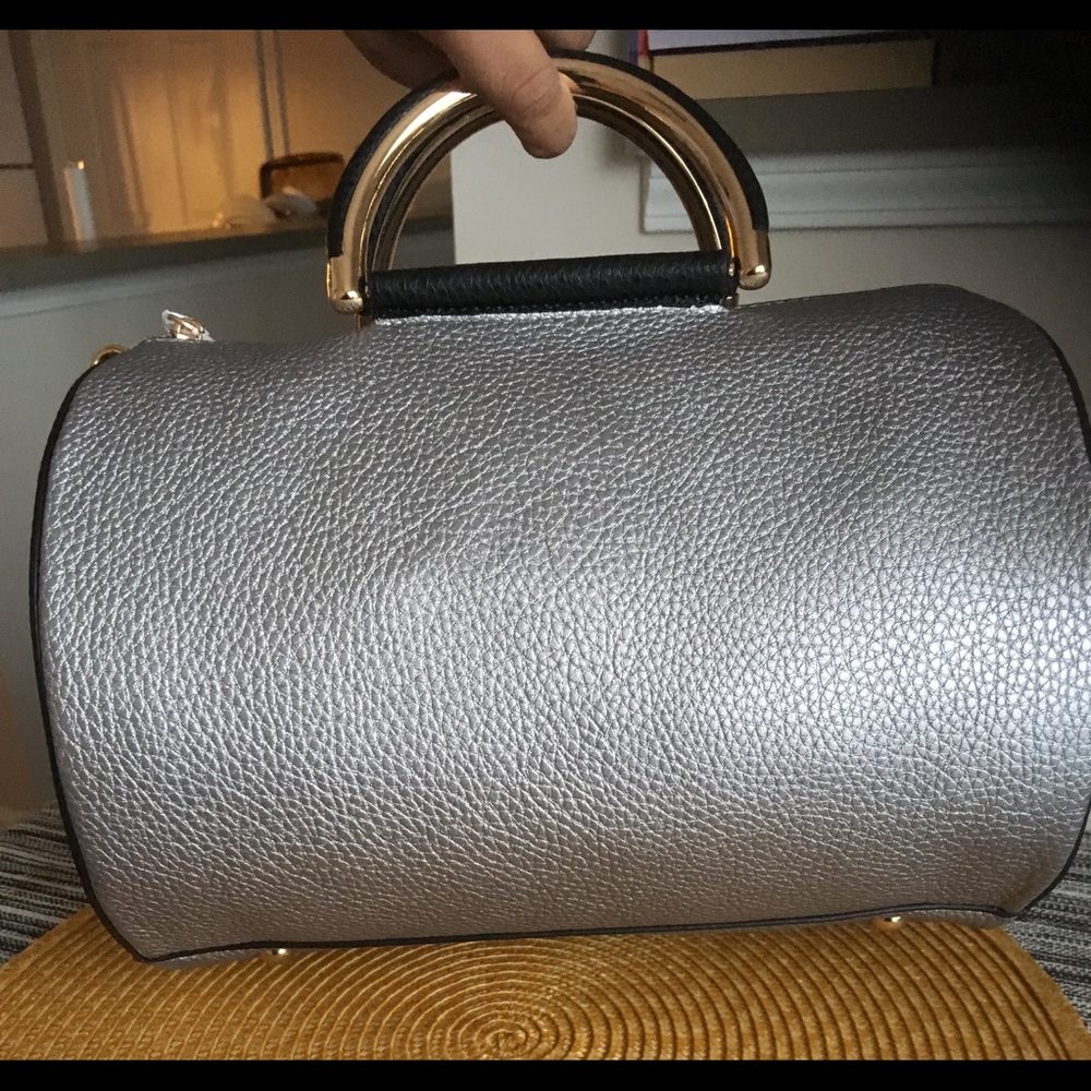 100% Vegan Leather Bowling Handbag!